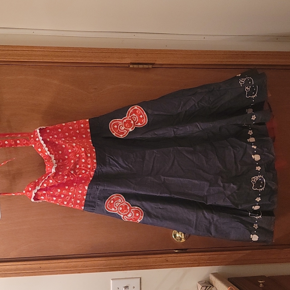 Torrid plus sized 18 hello kitty womens retro halter style dress